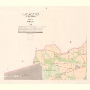Wohrazenitz (Wohrazenice) - c5387-1-001 - Kaiserpflichtexemplar der Landkarten des stabilen Katasters