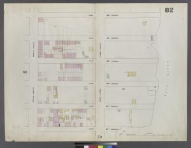 Plate 82: Map bounded by East 52nd Street, East River, East 47th Street, Second Avenue