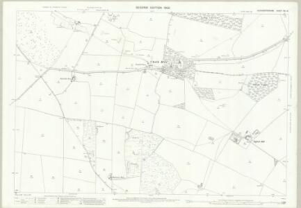 Gloucestershire XXI.15 (includes: Naunton; Swell; Temple Guiting; Upper Slaughter) - 25 Inch Map