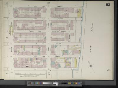 Manhattan, V. 4, Double Page Plate No. 82  [Map bounded by E. 52nd St., East River, E. 47th St., 2nd Ave.]