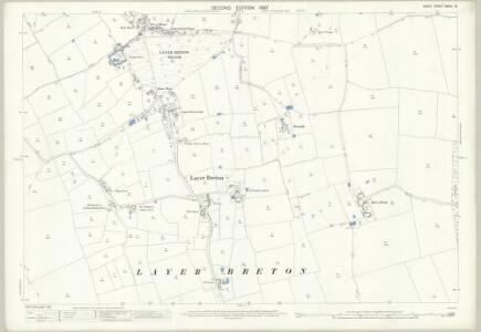 Essex (1st Ed/Rev 1862-96) XXXVI.10 (includes: Birch; Layer Breton; Layer De La Haye) - 25 Inch Map