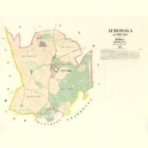 Auborska (Auborsko) - c8165-1-001 - Kaiserpflichtexemplar der Landkarten des stabilen Katasters