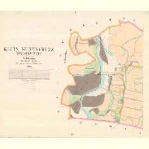 Klein Kuntschitz (Malokuncic) - m1426-1-001 - Kaiserpflichtexemplar der Landkarten des stabilen Katasters