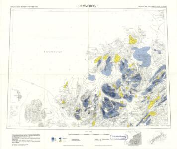 Geologiske kart 121-Æ: Kart med magnetisk totalfelt. Hammerfest