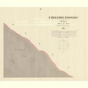 Friedrichsdorf - m0045-1-003 - Kaiserpflichtexemplar der Landkarten des stabilen Katasters