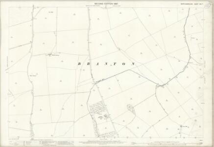 Northumberland (Old Series) XXX.7 (includes: Branton; Fawdon And Clinch; Glanton) - 25 Inch Map