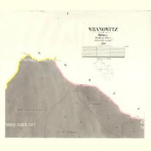 Wranowitz - c8798-1-001 - Kaiserpflichtexemplar der Landkarten des stabilen Katasters