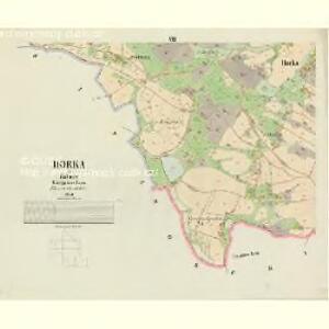 Horka - c3373-1-007 - Kaiserpflichtexemplar der Landkarten des stabilen Katasters