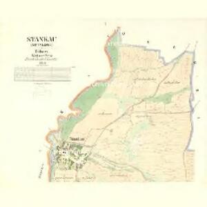 Stankau (Stankowo) - c8522-1-001 - Kaiserpflichtexemplar der Landkarten des stabilen Katasters