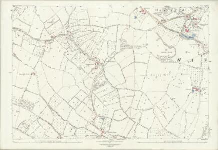 Gloucestershire XVIII.10 (includes: Ashleworth; Corse; Hasfield) - 25 Inch Map