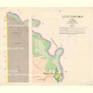 Stěpanowsko - c7779-1-001 - Kaiserpflichtexemplar der Landkarten des stabilen Katasters