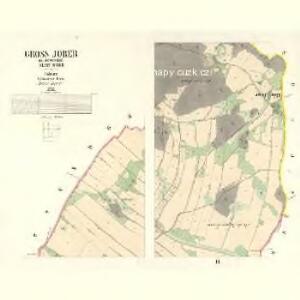 Gross Jober - c8397-1-001 - Kaiserpflichtexemplar der Landkarten des stabilen Katasters