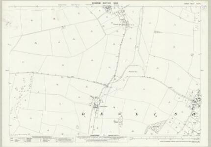 Dorset XXXII.10 (includes: Cheselbourne; Dewlish) - 25 Inch Map