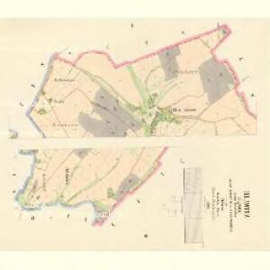 Hlawitz (Hlawice) - c1861-1-001 - Kaiserpflichtexemplar der Landkarten des stabilen Katasters