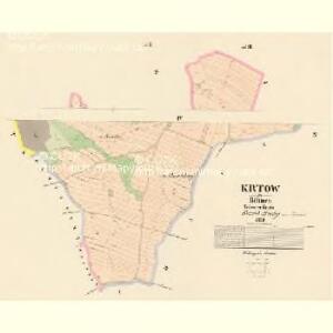 Krtow - c3581-1-003 - Kaiserpflichtexemplar der Landkarten des stabilen Katasters