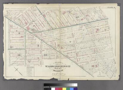 Plate 9: Part of Wards 3, 9, 10, 11, 20 & 22. City of Brooklyn.