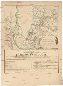 Plan de la bataille gagnée le 12. aout 1759. pres de Francfort sur l'Oder