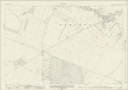 Oxfordshire XXV.12 (includes: Crawley; Hailey; Leafield; Ramsden) - 25 Inch Map