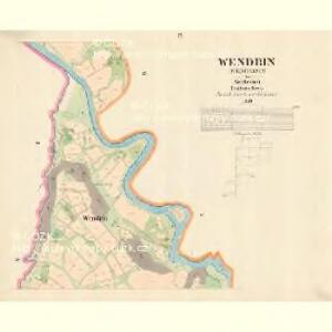 Wendrin (Wendrinia) - m3345-1-008 - Kaiserpflichtexemplar der Landkarten des stabilen Katasters