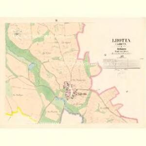 Lhotta (Lhota) - c7452-1-003 - Kaiserpflichtexemplar der Landkarten des stabilen Katasters