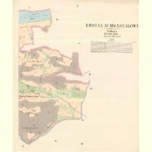 Lhotta Schwastalowa - c7814-1-002 - Kaiserpflichtexemplar der Landkarten des stabilen Katasters