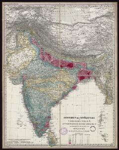 Density of the population in Peninsular India