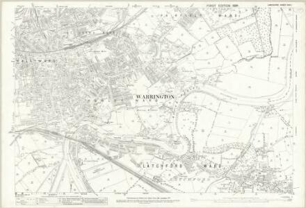 Lancashire CXVI.1 (includes: Warrington) - 25 Inch Map