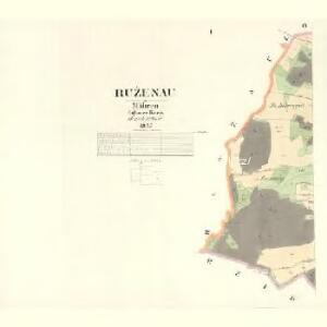 Ruženau - m2648-1-001 - Kaiserpflichtexemplar der Landkarten des stabilen Katasters