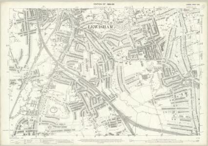 London (Edition of 1894-96) CXIX (includes: Lewisham) - 25 Inch Map