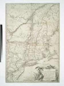 Carte du theatre de la guerre entre les Anglais et les Américains; dressée d'aprés les cartes anglaises les plus modernes / par M. Brion de la Tour, ingénieur-géographe du roi.