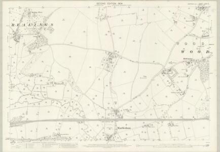 Suffolk LXXVI.3 (includes: Great Bealings; Little Bealings; Martlesham; Woodbridge) - 25 Inch Map