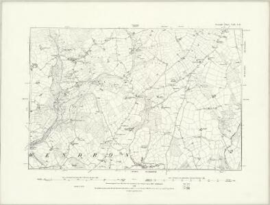 Cornwall LXX.SW - OS Six-Inch Map