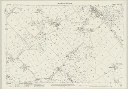 Cornwall LXIX.11 (includes: Crowan; Gwinear Gwithian; St Erth) - 25 Inch Map