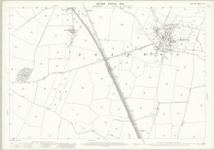Rutland IX.6 (includes: Brooke; Egleton; Gunthorpe; Hambleton; Oakham) - 25 Inch Map