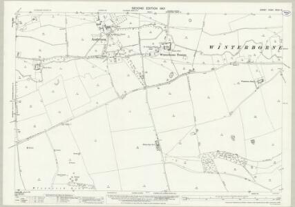 Dorset XXXIII.15 (includes: Anderson; Bloxworth; Morden; Winterborne Zelston) - 25 Inch Map