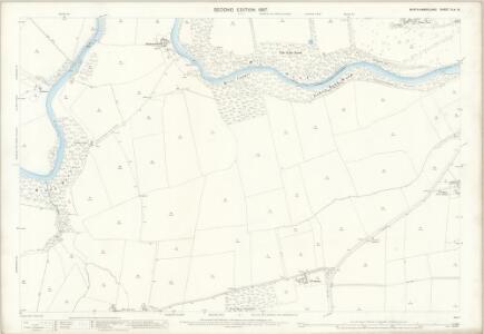 Northumberland (Old Series) XLV.16 (includes: Bockenfield; Elyhaugh; Felton; Thirston With Shothaugh) - 25 Inch Map