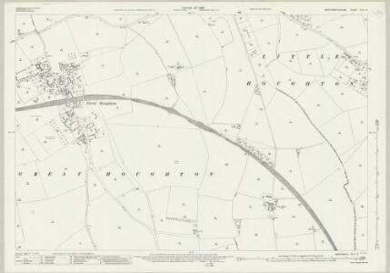 Northamptonshire XLV.15 (includes: Great Houghton; Little Houghton) - 25 Inch Map