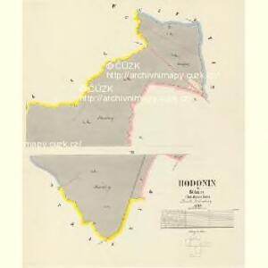 Hodonin - c1935-1-004 - Kaiserpflichtexemplar der Landkarten des stabilen Katasters
