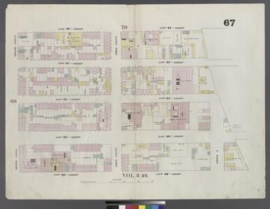 Plate 67: Map bounded by East 26th Street, East River, East 22nd Street, Second Avenue