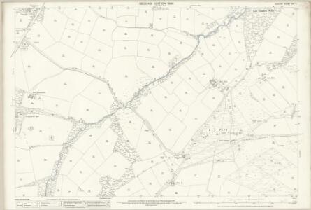 Durham XXV.3 (includes: Cornsay; Satley) - 25 Inch Map
