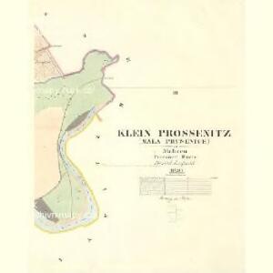Klein Prossenitz (Mala Prusenice) - m2413-3-003 - Kaiserpflichtexemplar der Landkarten des stabilen Katasters