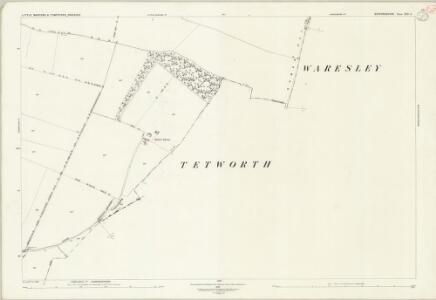 Bedfordshire XIII.2 (includes: Eynesbury Hardwicke; Gamlingay; Little Barford; Tempsford; Tetworth; Waresley) - 25 Inch Map