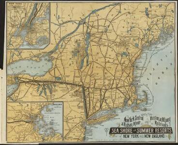 Map of the New York Central & Hudson River and Boston & Albany Railroads
