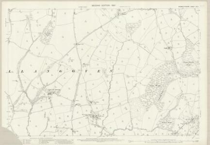 Monmouthshire XX.2 (includes: Mitchell Troy United; Raglan United; Trelech United) - 25 Inch Map