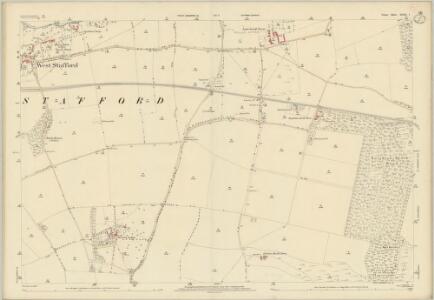Dorset XLVIII.1 (includes: Warmwell; West Knighton; West Stafford; Woodsford) - 25 Inch Map