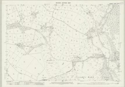 Cornwall XXXVII.1 (includes: Quethiock; St Ive; St Mellion) - 25 Inch Map