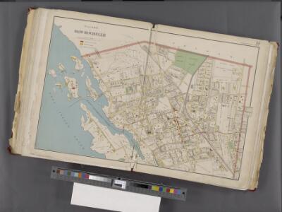 Westchester, Double Page Plate No. 14 [Map bounded by Pelham Winthrop St., Echo Ave., Long Island Sound] / prepared under the direction of Joseph R. Bien, from general surveys and official records.