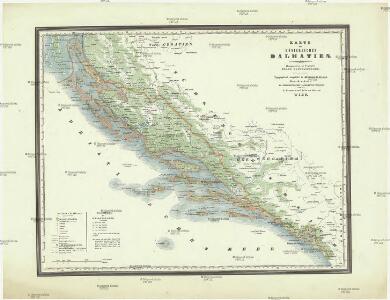 Karte des Königreiches Dalmatien