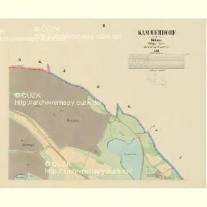 Kammerdorf - c4334-2-002 - Kaiserpflichtexemplar der Landkarten des stabilen Katasters