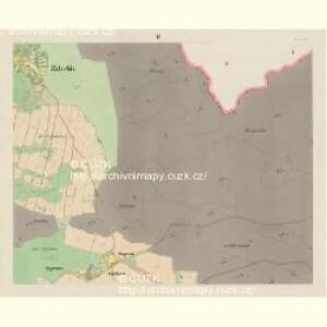 Zabiehla - c9000-1-003 - Kaiserpflichtexemplar der Landkarten des stabilen Katasters